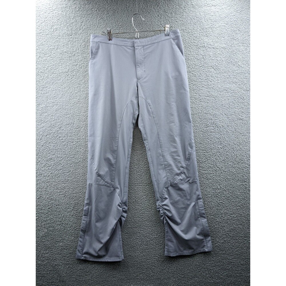 Nike Fit Dry Women's Large Gray Ruched Jogger Pants size 12-14